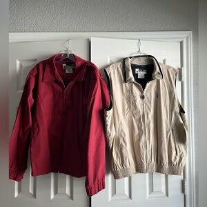 PGA TOUR-Lot of 2-Men’s Jacket & Vest- XL
